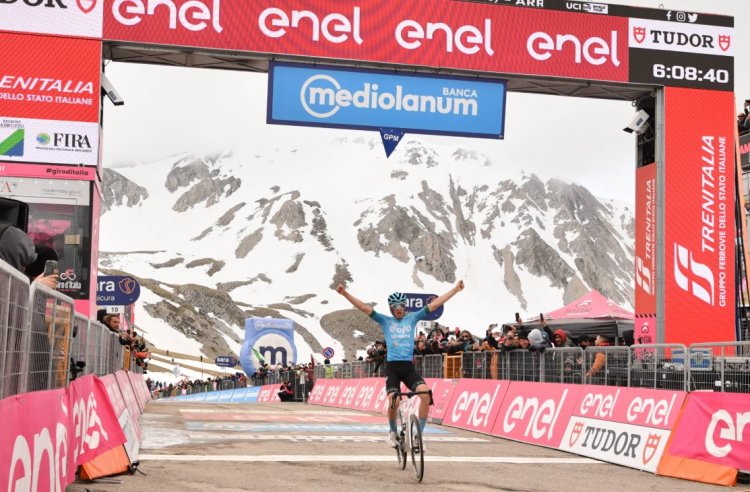 Davide Bais (Eolo-Kometa Cycling Team) ha vinto la settima tappa del 106^ Giro d'Italia