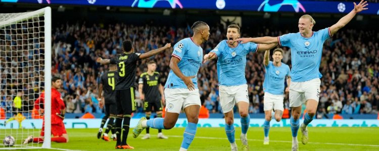 Il Manchester City e travolge 4-0 i campioni in carica del Real Madrid