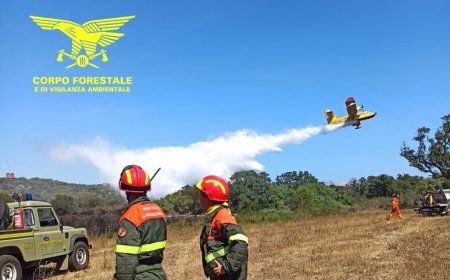 Chiuso per incendio l'aeroporto di Olbia