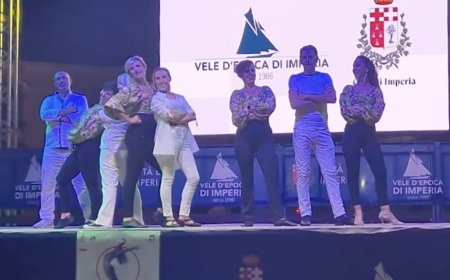 Vele d'epoca Imperia, pubblico entusiasta per 'Vele in danza'