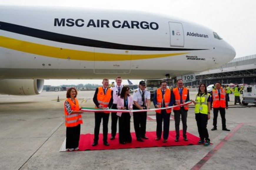 Partito primo volo italiano MSC Air Cargo per il Giappone