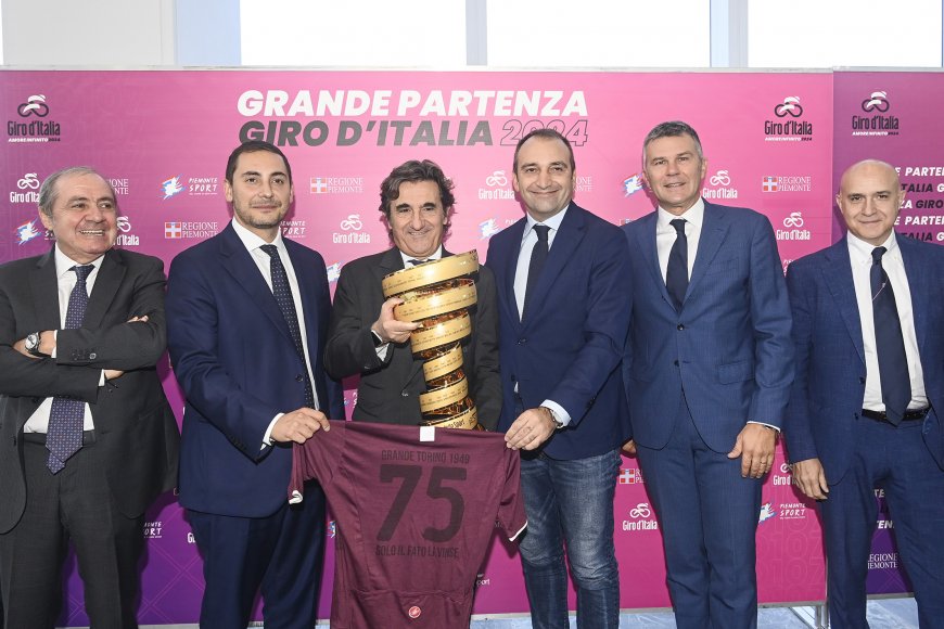 Il Giro d'Italia 2024 prenderà il via sabato 4 maggio da Venaria Reale