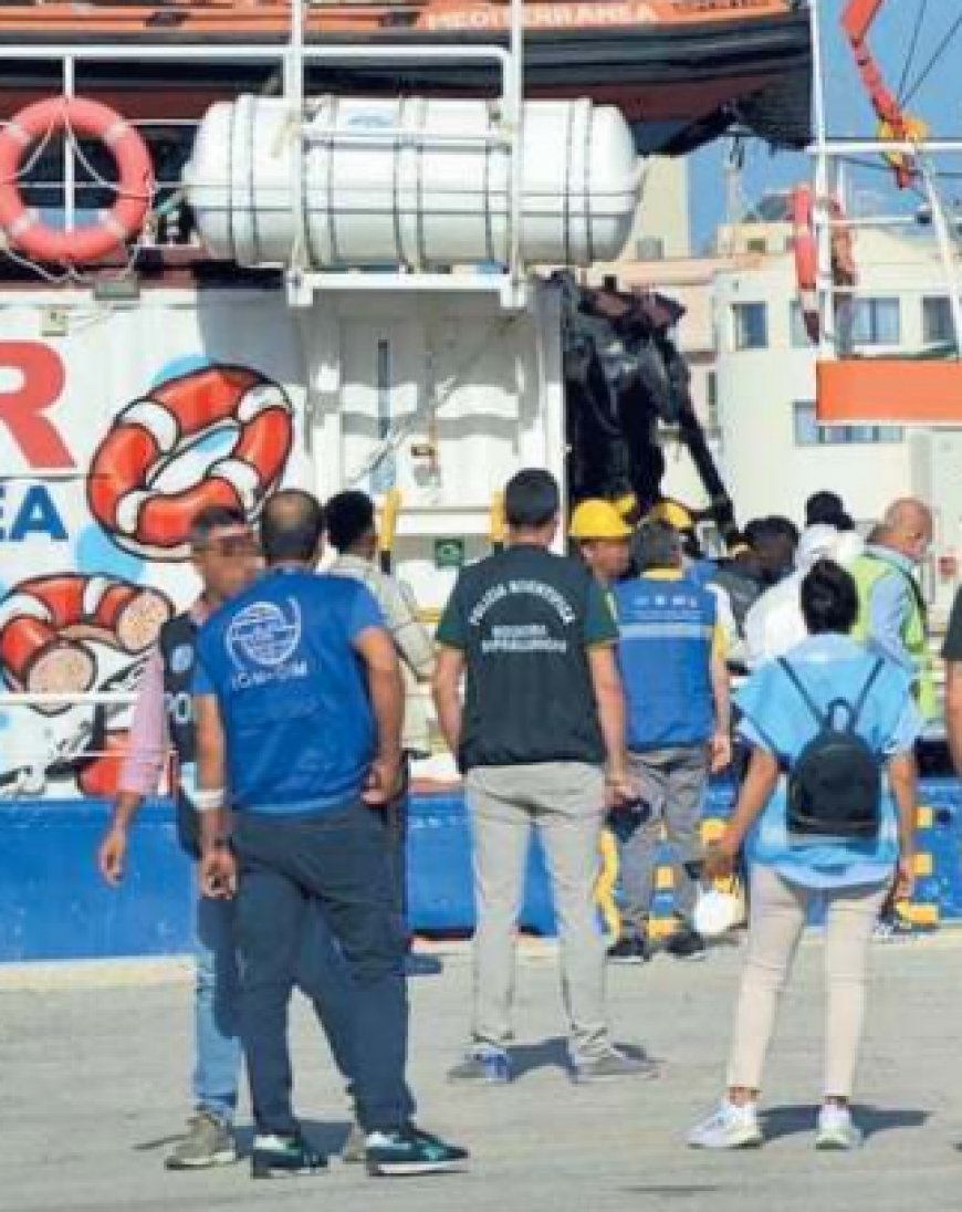 Dalla nave Mare Jonio sbarcati a Trapani 69 migranti