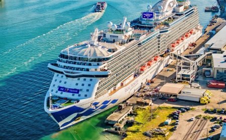 La più grande nave da crociera Princess debutta per i viaggi nei Caraibi occidentali