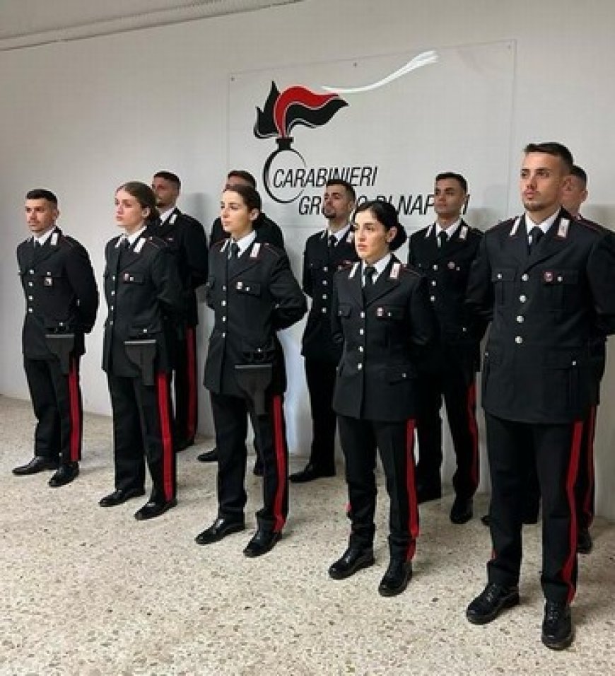 Nei reparti territoriali della provincia di Napoli in arrivo 70 carabinieri