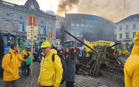 La protesta degli agricoltori arriva a Bruxelles