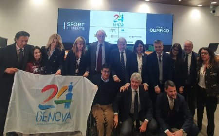 Genova 2024 Capitale Europea dello Sport: presentato il calendario eventi allo Stadio Olimpico di Roma