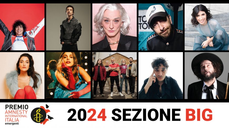 Ecco i 10 finalisti del Premio Amnesty per i big della canzone italiana