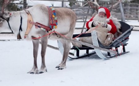 Finlandia, Babbo Natale parte dalla Lapponia per consegnare i regali