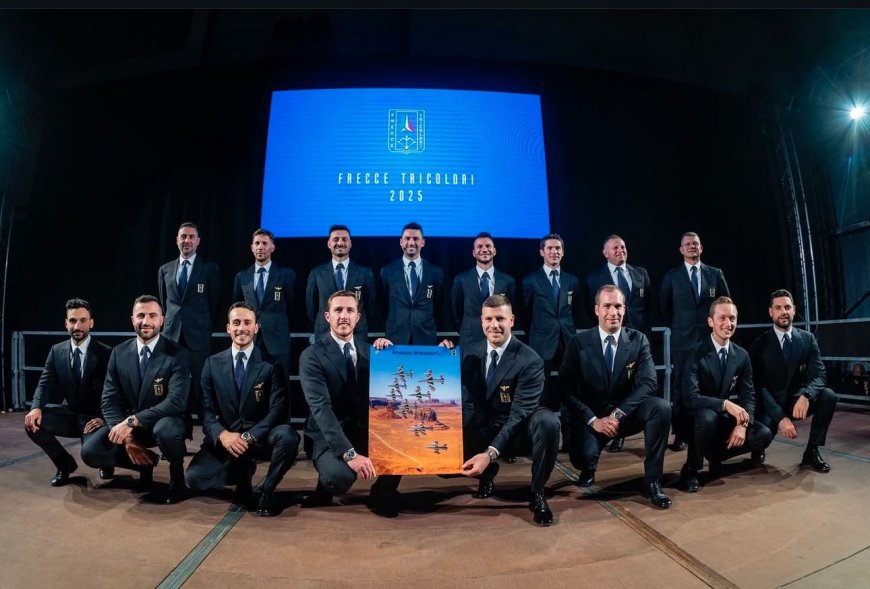 Il Club 108 di Villanova d’Albenga ha realizzato il  calendario dei club delle Frecce Tricolori 2025