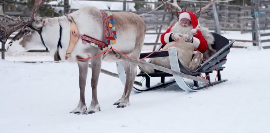 Finlandia, Babbo Natale parte dalla Lapponia per consegnare i regali