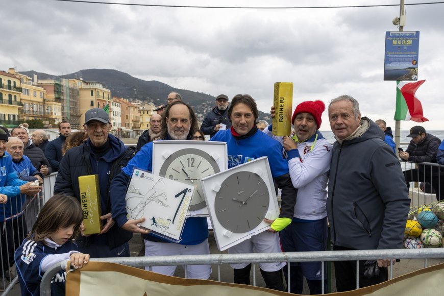 Diego Fuser e Marco Osio vincono la nona edizione di “Footgolf in spiaggia, 12 buche per 12 befane” di Alassio