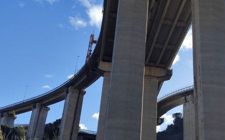 Sull'A6 il varo del nuovo viadotto “San Bernardo”