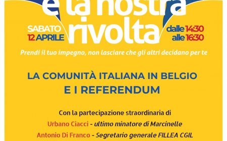 La comunità italiana in Belgio ed i Referendum: appuntamento a Marcinelle