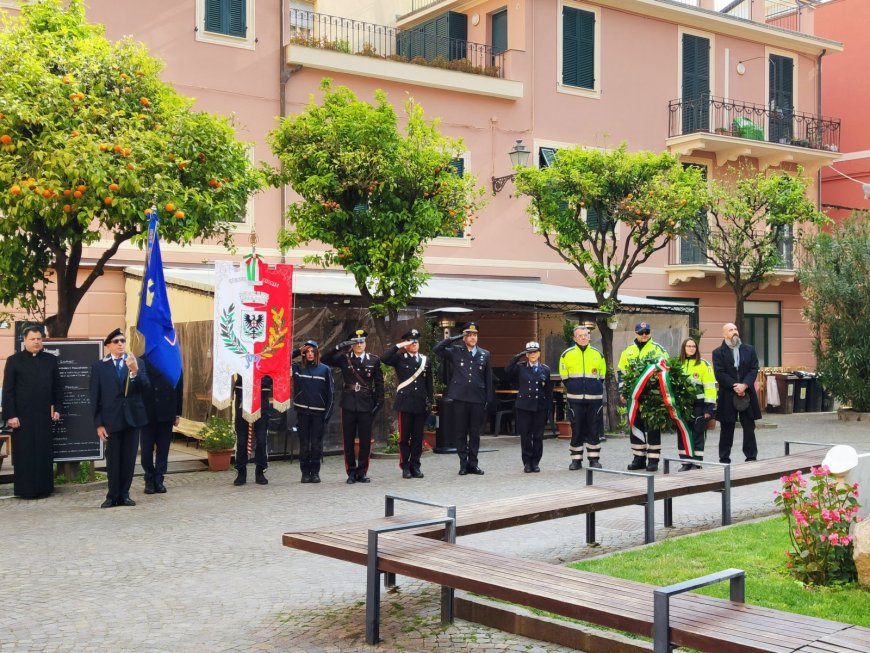 Laigueglia celebra l’80° anniversario della Liberazione: «Non vi può essere vera libertà senza giustizia sociale»