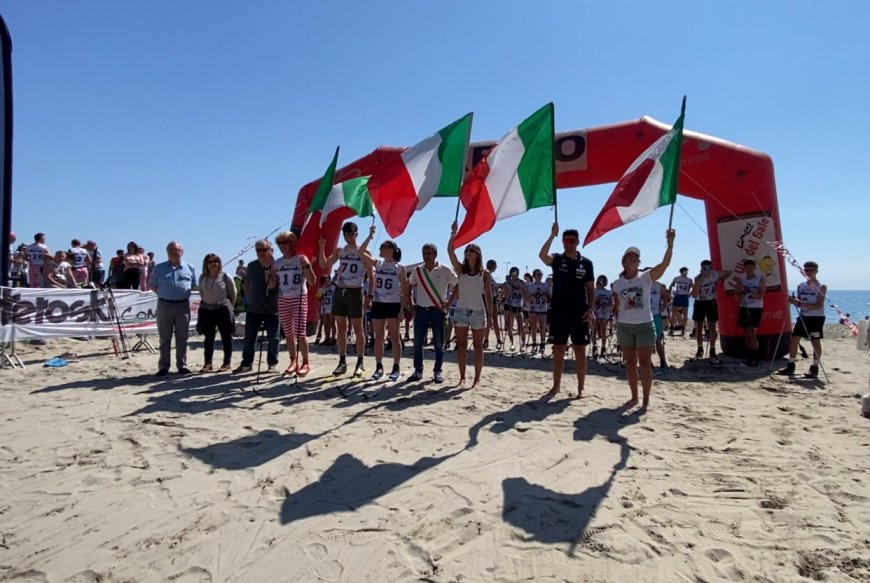 Sci di fondo on the beach pro Airc, a vincere la 14^edizione la squadra di Clusone nei Senior e Valle Maira nella categoria Junior 