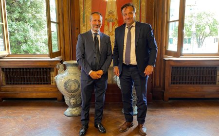Il sindaco di Savona Marco Russo ha incontrato il neo commissario dell'Authority Portuale di Genova-Savona-Vado, Matteo Paroli