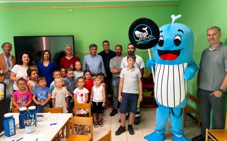 Laigueglia: i bambini della Materna protagonisti dell’anteprima della canzone di “Marino il Balenottero Amico”