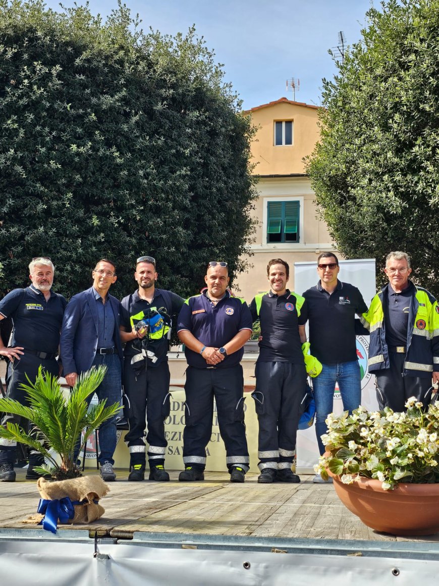 La Protezione Civile di Laigueglia premiata al Memorial Sandro Berruti di Pietra Ligure