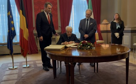 La prima giornata della visita di stato in Belgio del Presidente Mattarella