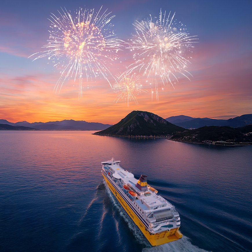 L’arrivo del nuovo anno si festeggia a bordo di Corsica Sardinia Ferries con due mini crociere