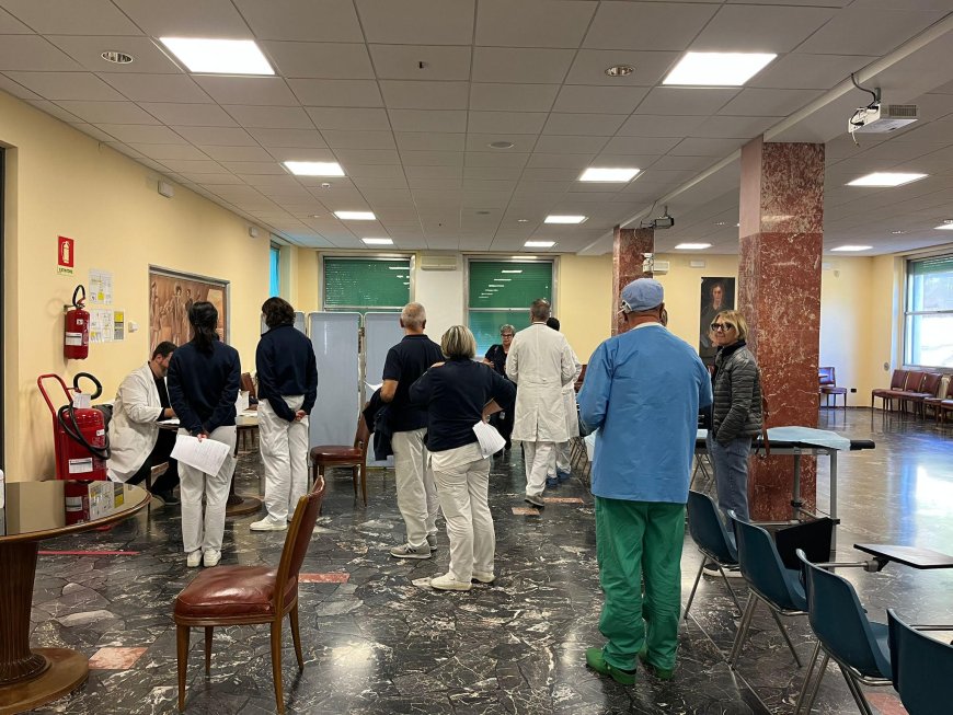 È iniziata la campagna di vaccinazione antinfluenzale 2025-2026 dedicata agli operatori dell’ASL2