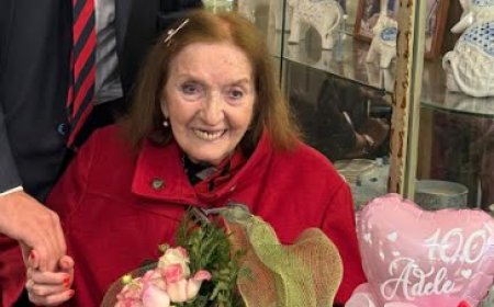 A Sanremo città in festa per la centenaria Adele Biaggi