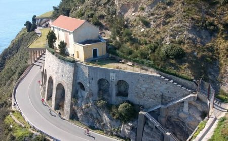 Laigueglia, conclusi i lavori di messa in sicurezza della strada per la Madonna delle Penne