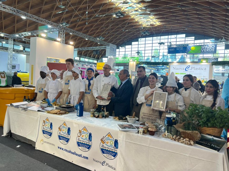 Ecomondo, i giovani chef dell’Alberghiero di Alassio e Bellaria premiati a Rimini
