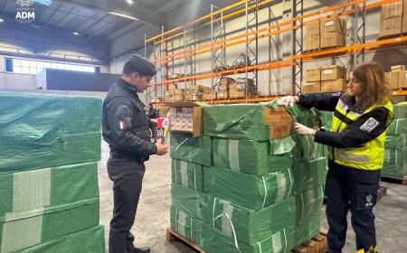 Sequestrati in porto a Genova 9.440 chilogrammi di sigarette per un valore di circa 3 milioni di euro