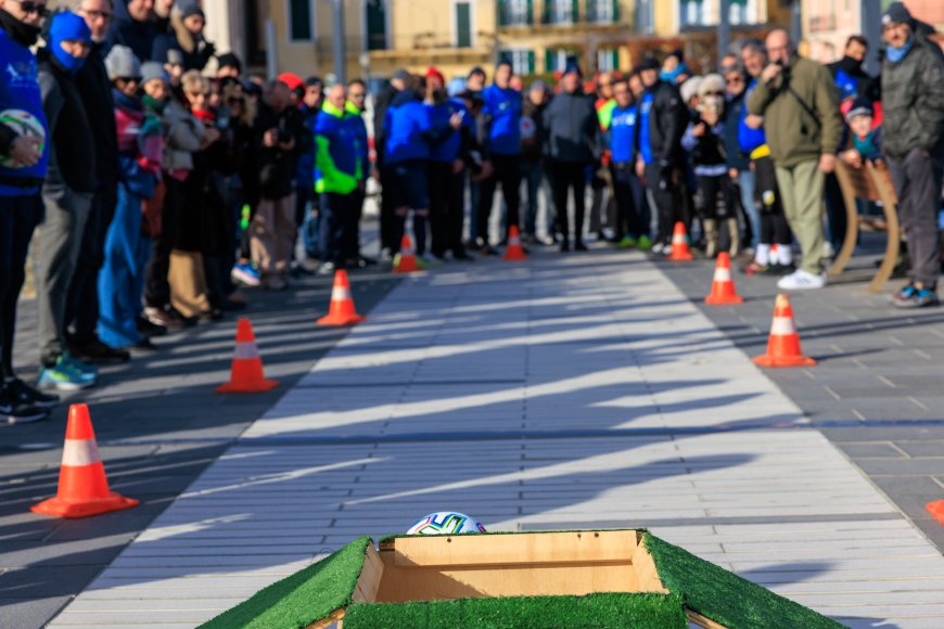 Bortolazzi e Carrera sul podio del Footgolf di Alassio