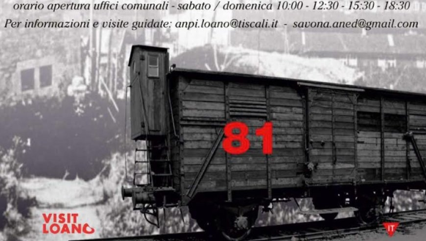 A Loano la mostra 'In treno con Teresio'  sui deportati politici italiani da Bolzano a Flossenburg nel settembre 1944