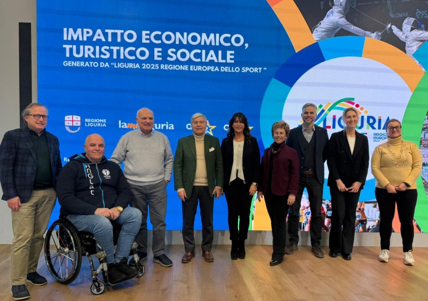 Liguria 2025 – Regione europea dello Sport, presentati tutti i risultati: oltre 110 milioni di indotto e 550mila presenze