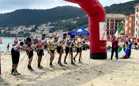 “Sci di fondo on the beach” torna a Laigueglia per sostenere la Fondazione Airc