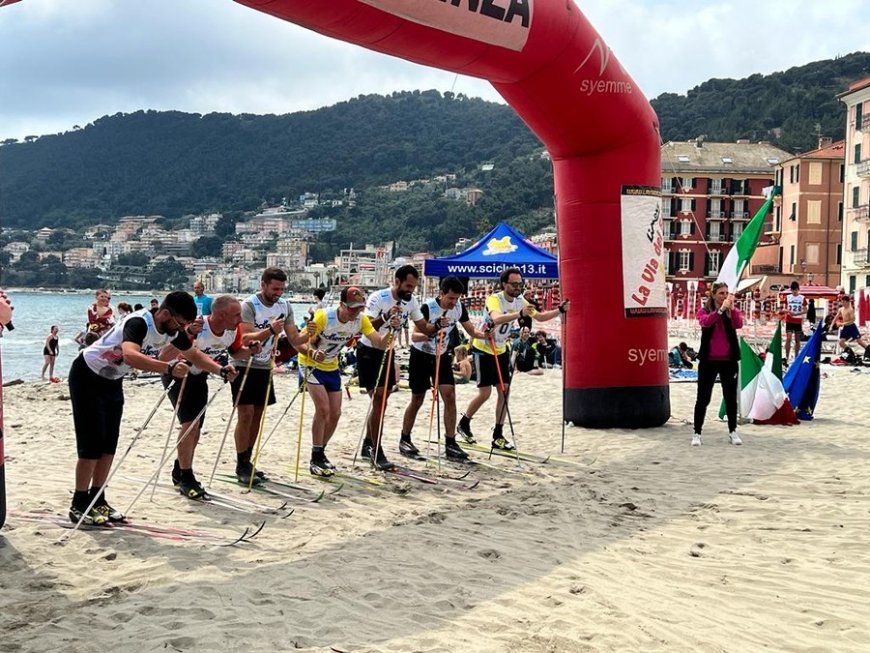 “Sci di fondo on the beach” torna a Laigueglia per sostenere la Fondazione Airc