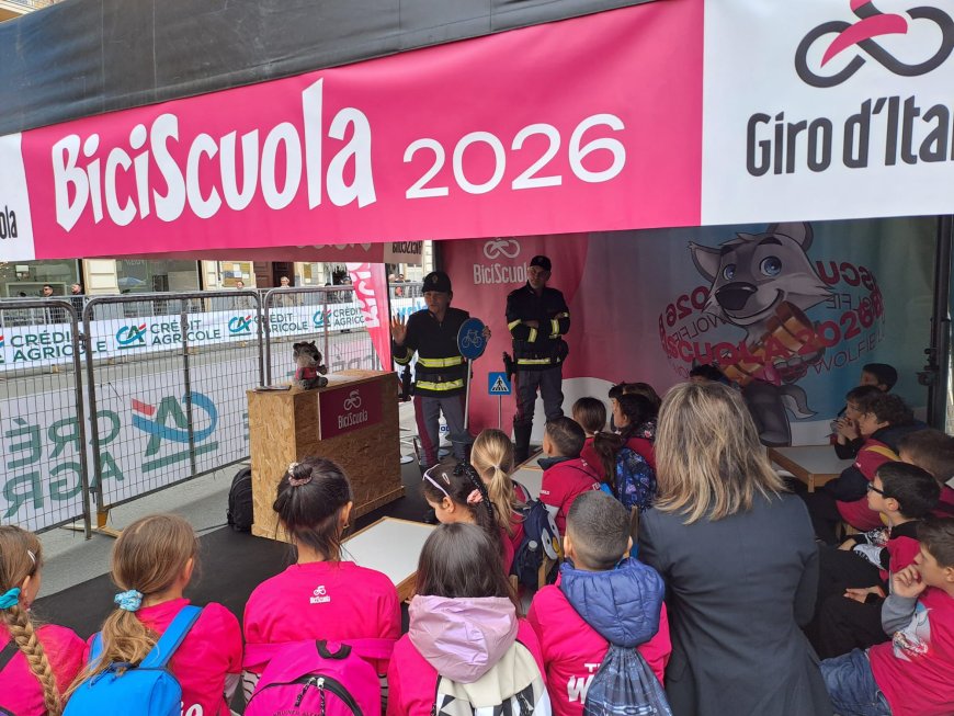 Milano-Sanremo, premiata la classe 3 primaria della scuola di San Bartolomeo al Mare, dell’ I.C. Diano Marina