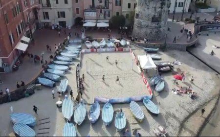 Riviera beach volley, 4 week end a Laigueglia da 40 campi