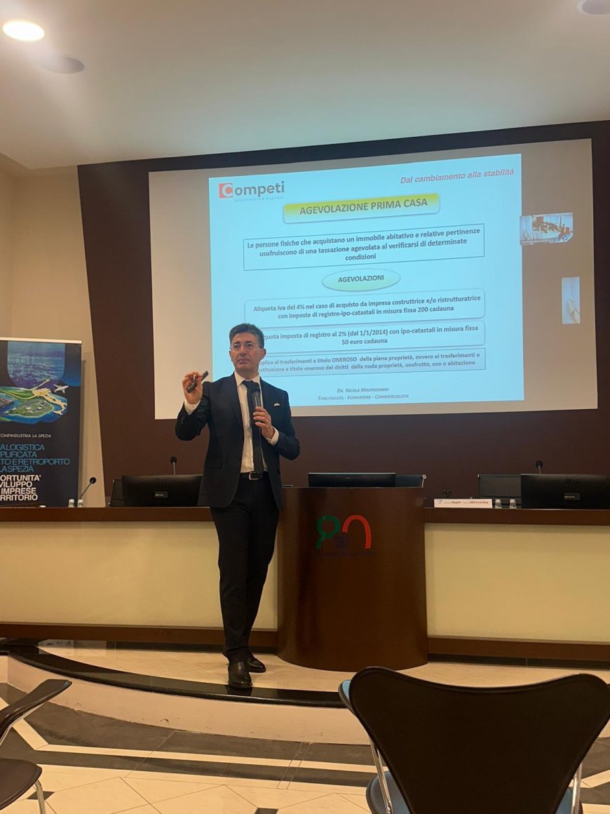 Fisco immobiliare e legge di bilancio, agenti immobiliari Fiaip a confronto a La Spezia e ad Albenga
