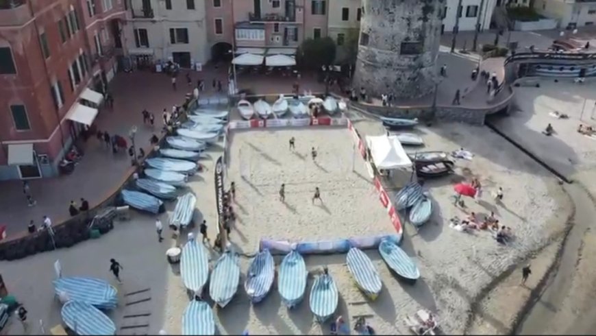 Riviera beach volley, 4 week end a Laigueglia da 40 campi