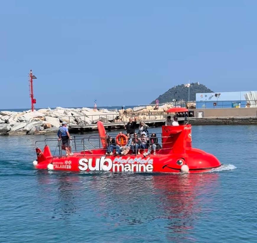 Ad Alassio un semisommergibile per scoprire i segreti sommersi dell'Isola Gallinara