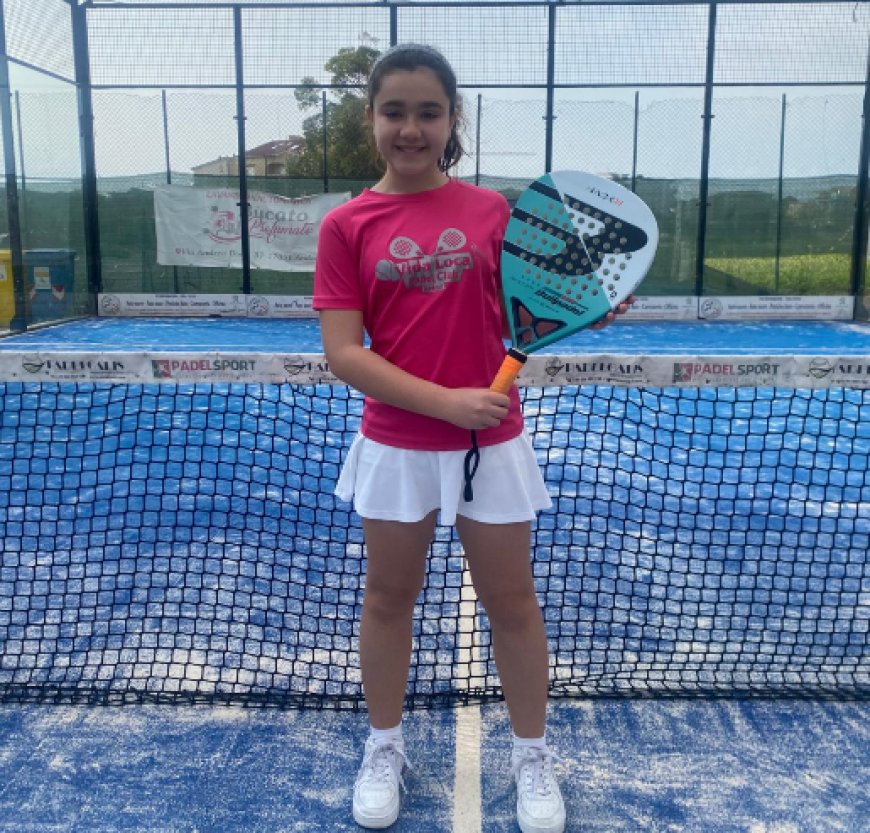 Una nuova stella del padel brilla ad Andora, è Nicole Gagliolo