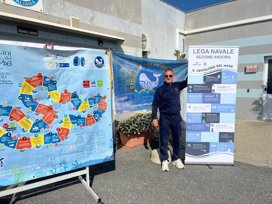  Agenda ONU 2030: la campagna “Stop Food Oils and Fats in the Sea” salpa con il Tour LNI Ventalogo nel Santuario dei Cetacei