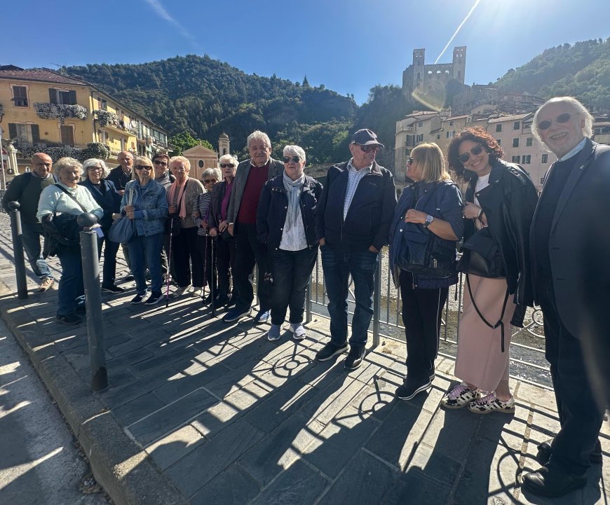 ​“La Val Nervia riabbraccia i pensionati: una giornata tra sorrisi, storia e l’emozione del Visionarium”