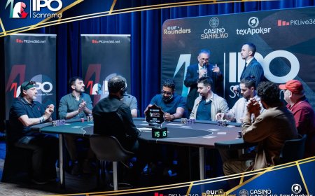 Numeri da primato per l’Italian Poker Open di Sanremo 6766 le iscrizioni complessive 3766 al Main Event