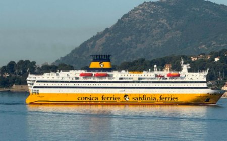 Ecco Mega Serena, la nuova nave di Corsica Sardinia Ferries ha preso il largo il 28 maggio