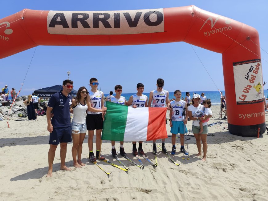 Laigueglia, se lo Sci di Fondo sposa la sabbia nel nome della solidarietà