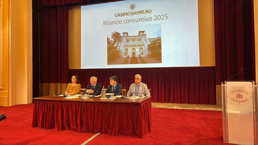 Approvato l'esercizio finanziario 2025 del Casinò, un utile da 7,8 milioni euro