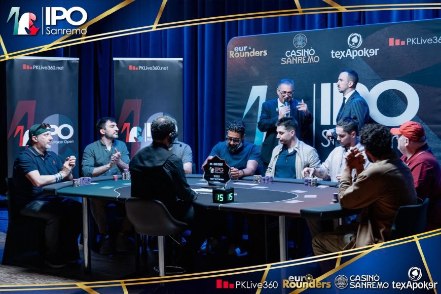 Numeri da primato per l’Italian Poker Open di Sanremo 6766 le iscrizioni complessive 3766 al Main Event