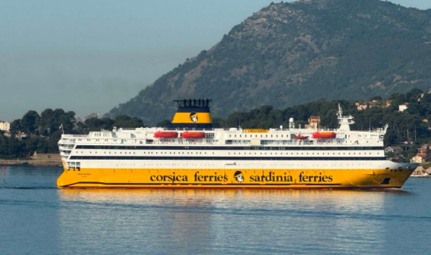 Ecco Mega Serena, la nuova nave di Corsica Sardinia Ferries ha preso il largo il 28 maggio