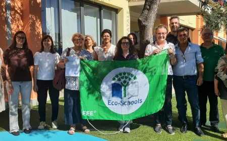 Alle scuole Badarò di Laigueglia sventola la “Bandiera Verde”
